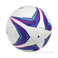 Кожа на заказ логотип напечатан дешевый футбольный мяч